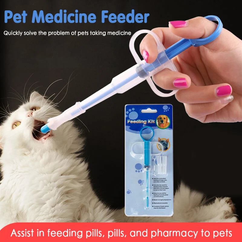 Pet Pill Syringe Dispenser β¦ Safe, Stress-Free Medication for Cats & Dogs